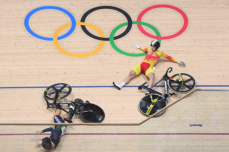 © APA/AFP/Greg Baker Olivia Podmore und Tania Calvo Barbero