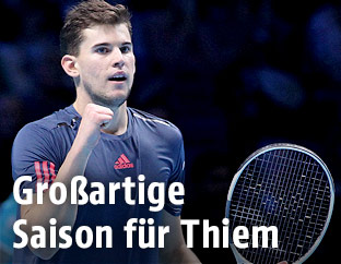 Jubel von Dominic Thiem