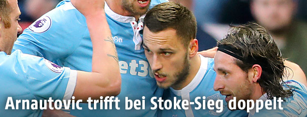 Marko Arnautovic jubelt nach seinem Tor