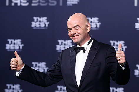 © Reuters/Arnd Wiegmann Gianni Infantino