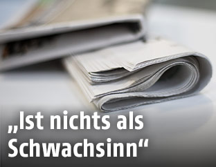 Zeitungsstapel