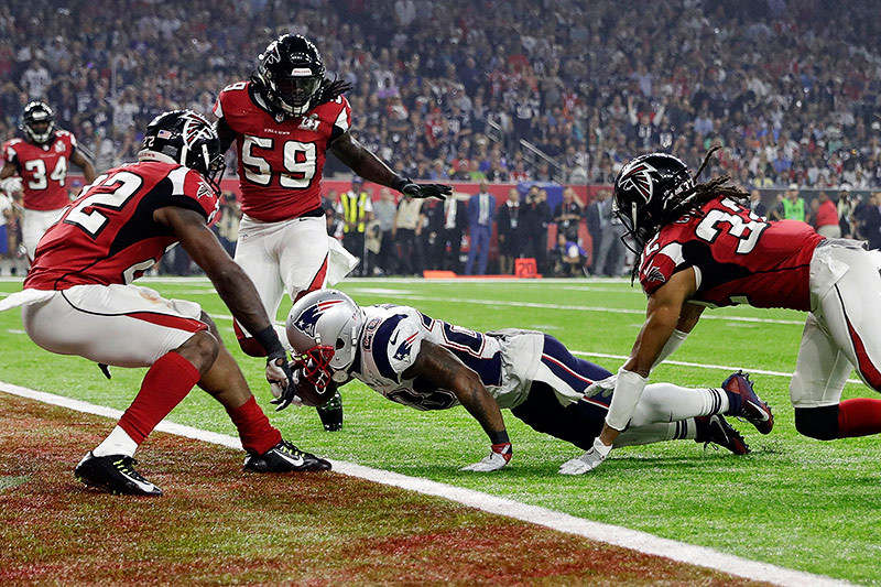 © APA/AP//David J. Phillip James White (New England Patriots)