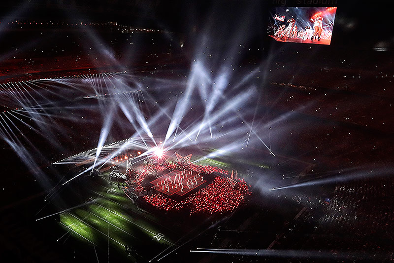 © APA/AP/Morry Gash Halbzeit-Show