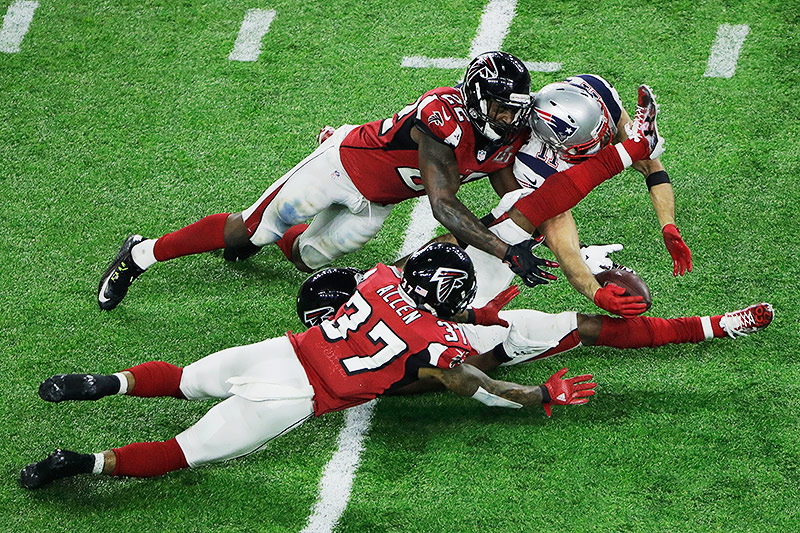 © APA/AP/Charlie Riedel Szene aus dem Spiel Atlanta - New England