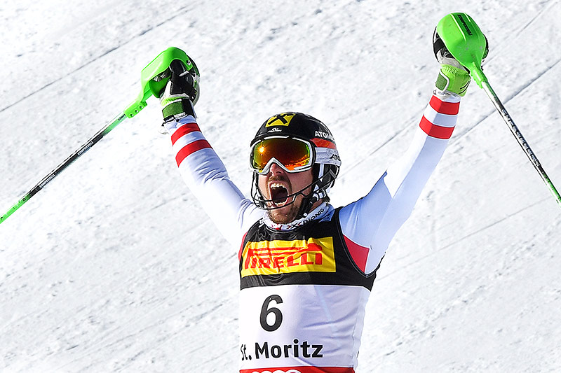 © APA/AFP/Dimitar Dilkoff Marcel Hirscher jubelt