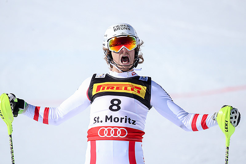 © GEPA/Christian Walgram Jubel von Manuel Feller