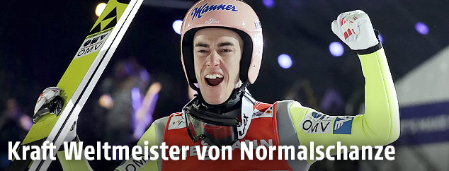 Jubel von Stefan Kraft (AUT)