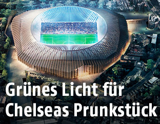 Rendering von Chelseas neuem Stadion