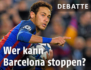 Jubel von Barcelona-Spieler Neymar