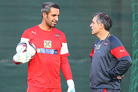© GEPA/Christian Ort Ramazan Özcan und Marcel Koller