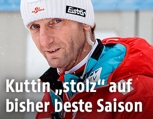 Cheftrainer Heinz Kuttin (AUT)