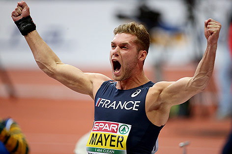 Jubel von Kevin Mayer (FRA)