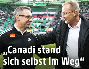 Damir Canadi und Fredy Bickel