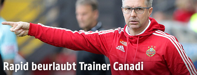 Der beurlaubte Rapid-Trainer Damir Canadi