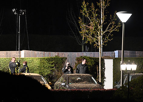 © APA/AFP/Patrik Stollarz Spurensicherung am Tatort