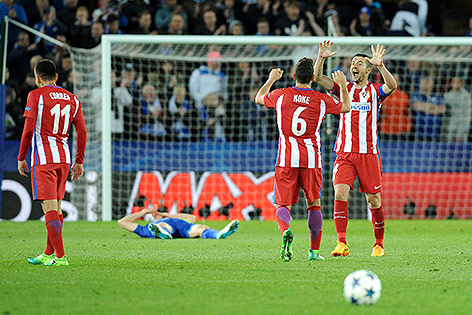 © APA/AP/Rui Vieira Spieler von Atletico jubeln