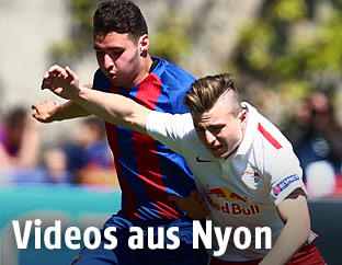 Abel Ruiz (Barcelona) und Nicolas Meister (Salzburg)