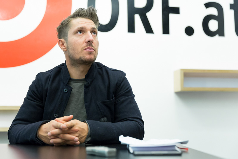 © ORF.at/Roland Winkler Marcel Hirscher beim ORF.at-Interview