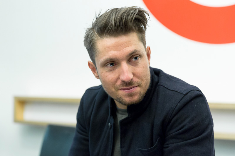 © ORF.at/Roland Winkler Marcel Hirscher beim ORF.at-Interview