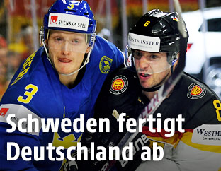 John Klingberg (Schweden) gegen Tobias Rieder (Deutschland)