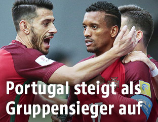 Jubel der Portugiesen