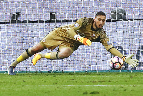 AC-Milan-Goalie Gianluigi Donnarumma