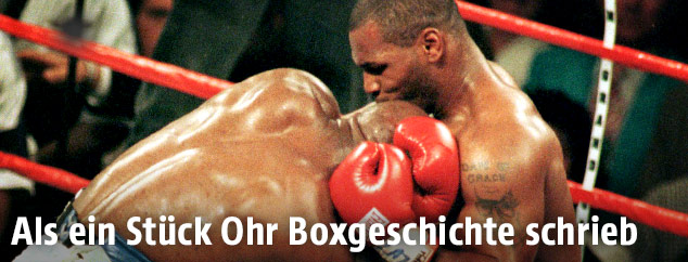 Evander Holyfield und Mike Tyson, 1997
