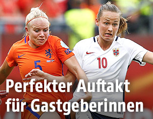 Kika van Es (Niederlande) und Caroline Graham Hansen (Norwegen)