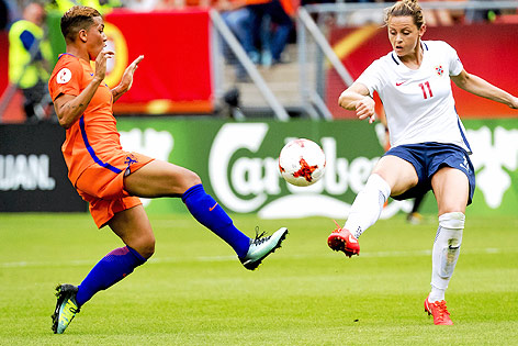 © APA/AFP/Vincent Jannink Shanice van de Sanden (Niederlande) und Nora Halstad Berge (Norwegen)