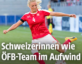 Die Schweizer Teamspielerin Rachael Rinast