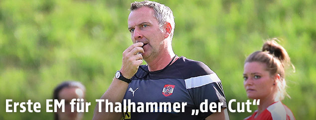 ÖFB-Teamchef Dominik Thalhammer beim Training