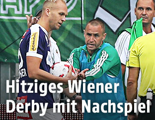 Raphael Holzhauser (A.Wien) und Steffen Hofmann (Rapid)