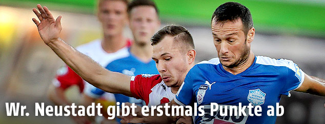 Mladen Jutric (Kapfenberg) und Hamdi Salami (Wr.Neustadt)