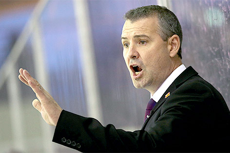 © GEPA/Philipp Brem Capitals-Trainer Serge Aubin (Capitals)