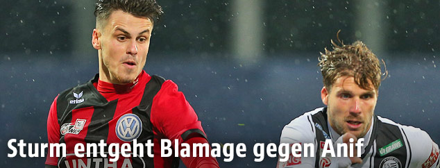 Fabian Altmanninger (Anif) und Philipp Zulechner (Sturm)