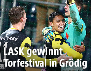 Alan Carius Lima und Pavao Pervan (LASK)