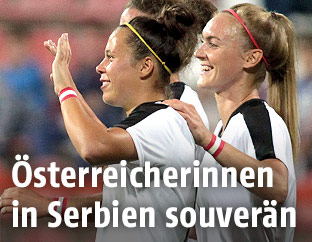 ÖFB-Frauen jubeln