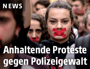 Demonstranten in Barcelona