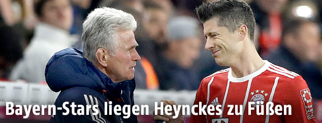 Jupp Heynckes und Robert Lewandowski