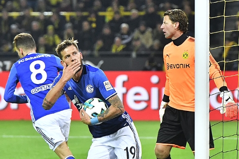 © APA/AP/Martin Meissner Jubel von Guido Burgstaller (Schalke)