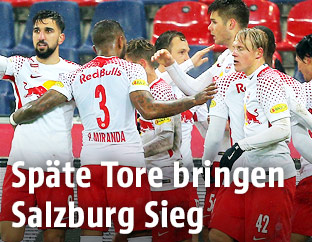 Jubel bei Salzburg