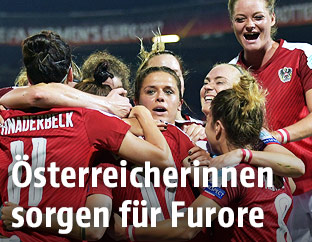 Jubel der ÖFB-Frauen