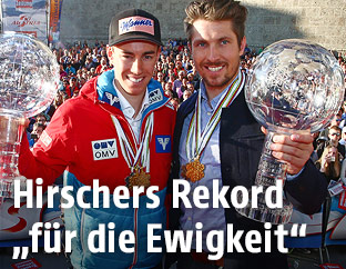 Stefan Kraft und Marcel Hirscher