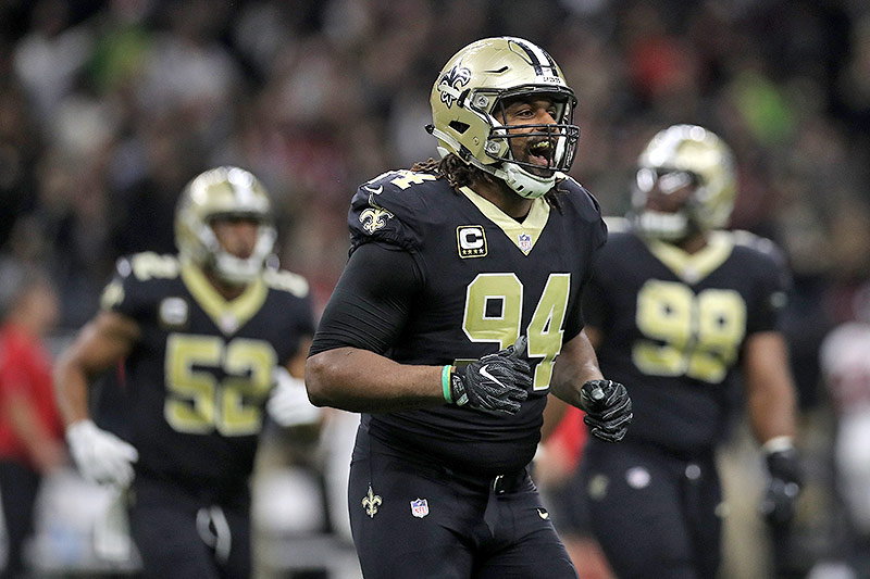 © APA/AFP/Getty Images/Chris Graythen Cameron Jordan (New Orleans Saints)