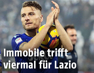 Jubel von Ciro Immobile (Lazio)