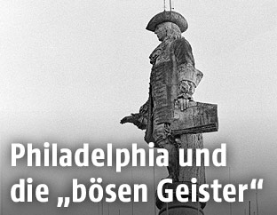 Die Statue von William Penn auf der Spitze der City Hall in Philadelphia