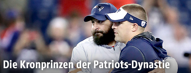 Defensive Coordinator Matt Patricia und Offensive Coordinator Josh McDaniels (Patriots)