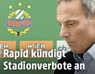 Rapid-Pr&auml;sident Michael Krammer