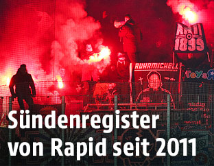 Rapidfans mit benaglischem Feuer