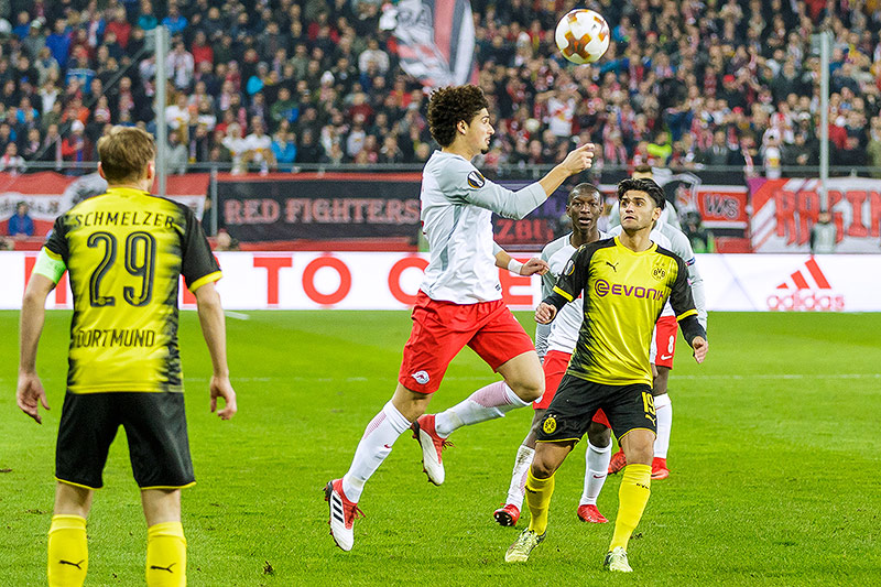 © ORF.at/Christian Öser Szene aus dem Spiel Salzburg - Dortmund